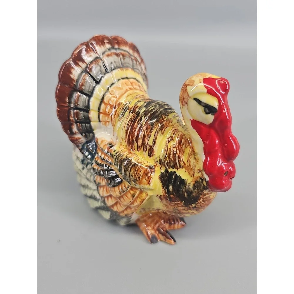 Vintage Rossini Large Ceramic Turkey Shaker, Japan, Salt Pepper Shaker